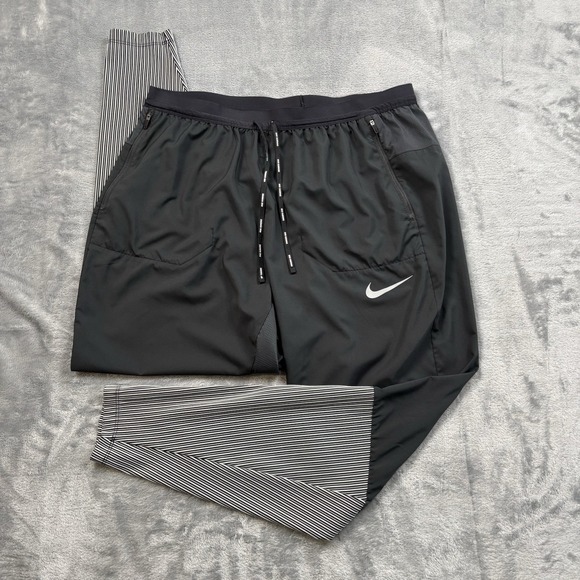 Nike Phenom Elite Hybrid Men Running Pants Black Men's Size XL CU5404-010
